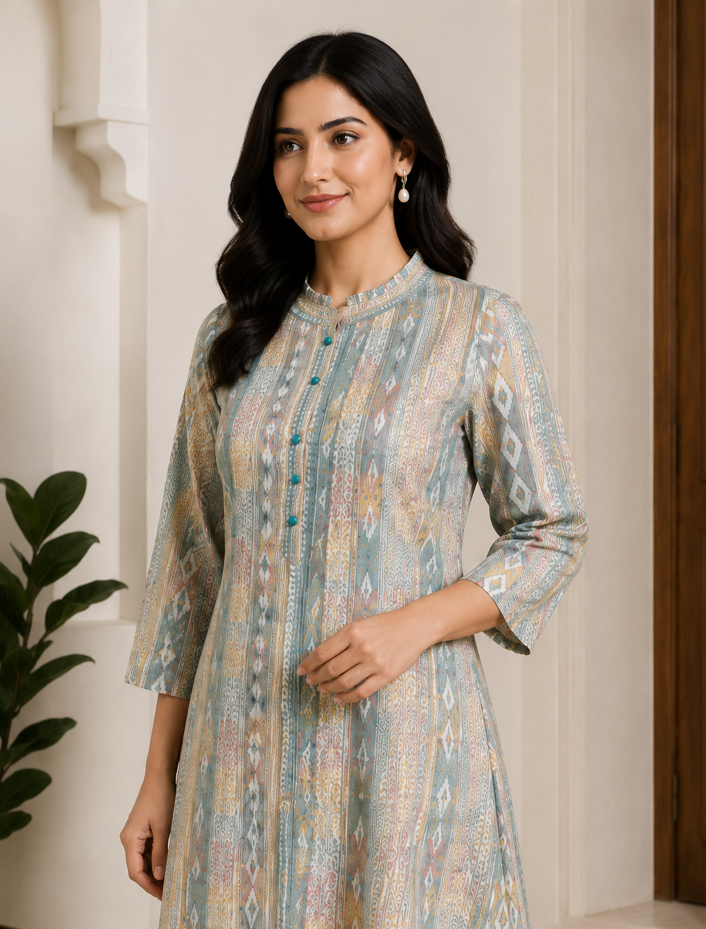 Soft Mal Cotton Contemporary Printed Co-ord set